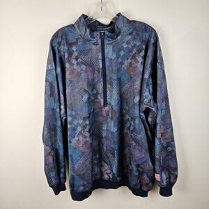 VTG  Etonic GolfWear GoreTex Windstopper Mens XL Blue Pullover Lined 90s